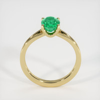 1.24 Ct. Emerald Ring, 18K Yellow Gold 3