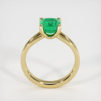 1.65 Ct. Emerald Ring, 18K Yellow Gold 3