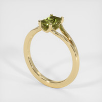 0.88 Ct. Gemstone Ring, 18K Yellow Gold 2