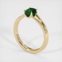 0.72 Ct. Gemstone Ring, 18K Yellow Gold 2