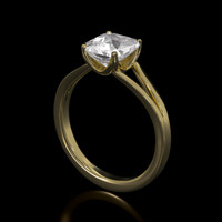 1.20 Ct. Gemstone Ring, 18K Yellow Gold 2