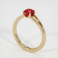 Ruby Ring 0.73 Ct. 18K Yellow Gold Preview