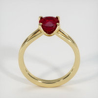 2.50 Ct. Ruby Ring, 18K Yellow Gold 3