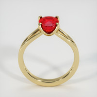 2.15 Ct. Ruby Ring, 18K Yellow Gold 3