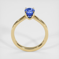 1.27 Ct. Blue Sapphire Ring, 18K Yellow Gold 3