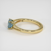 1.16 Ct. Sapphire Ring, 18K Yellow Gold 4