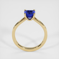 1.34 Ct. Blue Sapphire Ring, 18K Yellow Gold 3