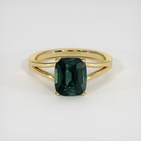 3.07 Ct. Sapphire Ring, 18K Yellow Gold 1
