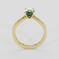 1.49 Ct. Green Sapphire Ring, 18K Yellow Gold 3