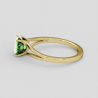 1.49 Ct. Green Sapphire Ring, 18K Yellow Gold 4