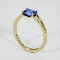 1.42 Ct. Bi Color Sapphire Ring, 18K Yellow Gold 2
