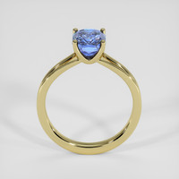 2.02 Ct. Blue Sapphire Ring, 18K Yellow Gold 3