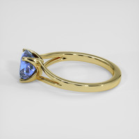 2.02 Ct. Blue Sapphire Ring, 18K Yellow Gold 4