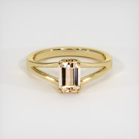 0.98 Ct. Sapphire Ring, 18K Yellow Gold 1