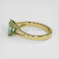 1.44 Ct. Green Sapphire Ring, 18K Yellow Gold 4