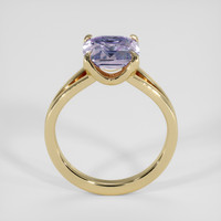 3.02 Ct. Purple Sapphire Ring, 18K Yellow Gold 3