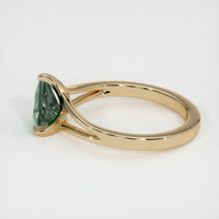0.93 Ct. Sapphire Ring, 18K Yellow Gold 4