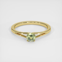 0.92 Ct. Sapphire Ring, 18K Yellow Gold 1