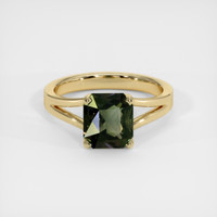 2.97 Ct. Sapphire Ring, 18K Yellow Gold 1