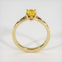 1.27 Ct. Yellowish Brown Sapphire Ring, 18K Yellow Gold 3