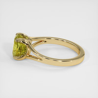 2.57 Ct. Sapphire Ring, 18K Yellow Gold 4