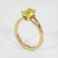 1.69 Ct. Yellow Sapphire Ring, 18K Yellow Gold 2