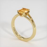 0.99 Ct. Sapphire Ring, 18K Yellow Gold 2
