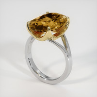 8.55 Ct. Gemstone Ring, 14K Yellow & White 2