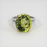 10.65 Ct. Gemstone Ring, 14K Yellow & White 1