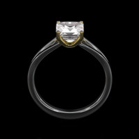 1.20 Ct. Gemstone Ring, 14K Yellow & White 3