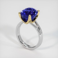 6.65 Ct. Gemstone Ring, 14K Yellow & White 2