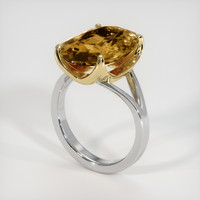 8.55 Ct. Gemstone Ring, 18K Yellow & White 2