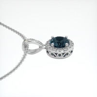 1.33 Ct. Gemstone Pendant, Platinum 950 3
