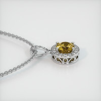 1.01 Ct. Gemstone Pendant, Platinum 950 3