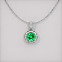 Emerald Pendant 1.05 Ct., 18K White Gold Preview