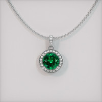 Emerald Pendant 2.88 Ct., 18K White Gold Preview