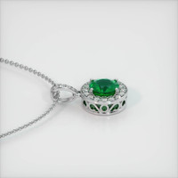 Emerald Pendant 1.13 Ct., 18K White Gold Preview