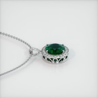 Emerald Pendant 4.10 Ct., 18K White Gold Preview