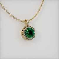Emerald Pendant 3.10 Ct., 18K Yellow Gold Preview