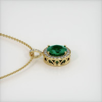 Emerald Pendant 3.10 Ct., 18K Yellow Gold Preview