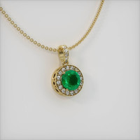 Emerald Pendant 1.08 Ct., 18K Yellow Gold Preview