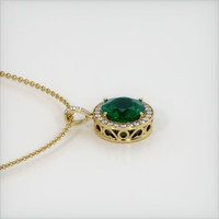 Emerald Pendant 4.10 Ct., 18K Yellow Gold Preview