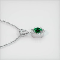 Emerald Pendant 1.04 Ct. 18K White Gold Preview