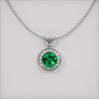Emerald Pendant 1.39 Ct., 18K White Gold Preview