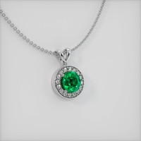 Emerald Pendant 1.39 Ct., 18K White Gold Preview