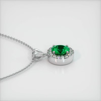 Emerald Pendant 0.85 Ct. 18K White Gold Preview