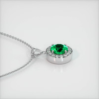 Emerald Pendant 0.93 Ct. 18K White Gold Preview