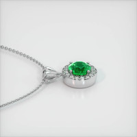 Emerald Pendant 1.05 Ct., 18K White Gold Preview