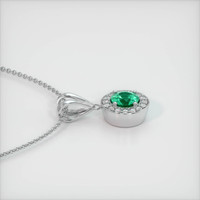 Emerald Pendant 0.83 Ct., 18K White Gold Preview