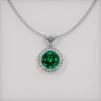 Emerald Pendant 2.88 Ct. 18K White Gold Preview